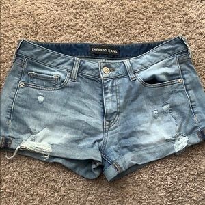 Express jean shorts